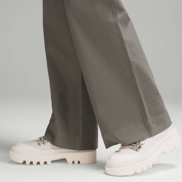 ❤️ Lululemon City Sleek High-Rise Wide-Leg Pant *Light Utilitech Grey Sage NWT - Picture 5 of 11